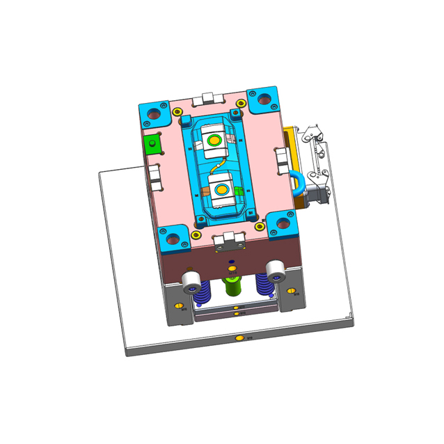 汽車?yán)走_(dá)安裝支架模具